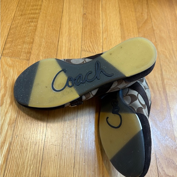 Coach Brown and Black Sneakers Sporty Design - Picture 4 of 6